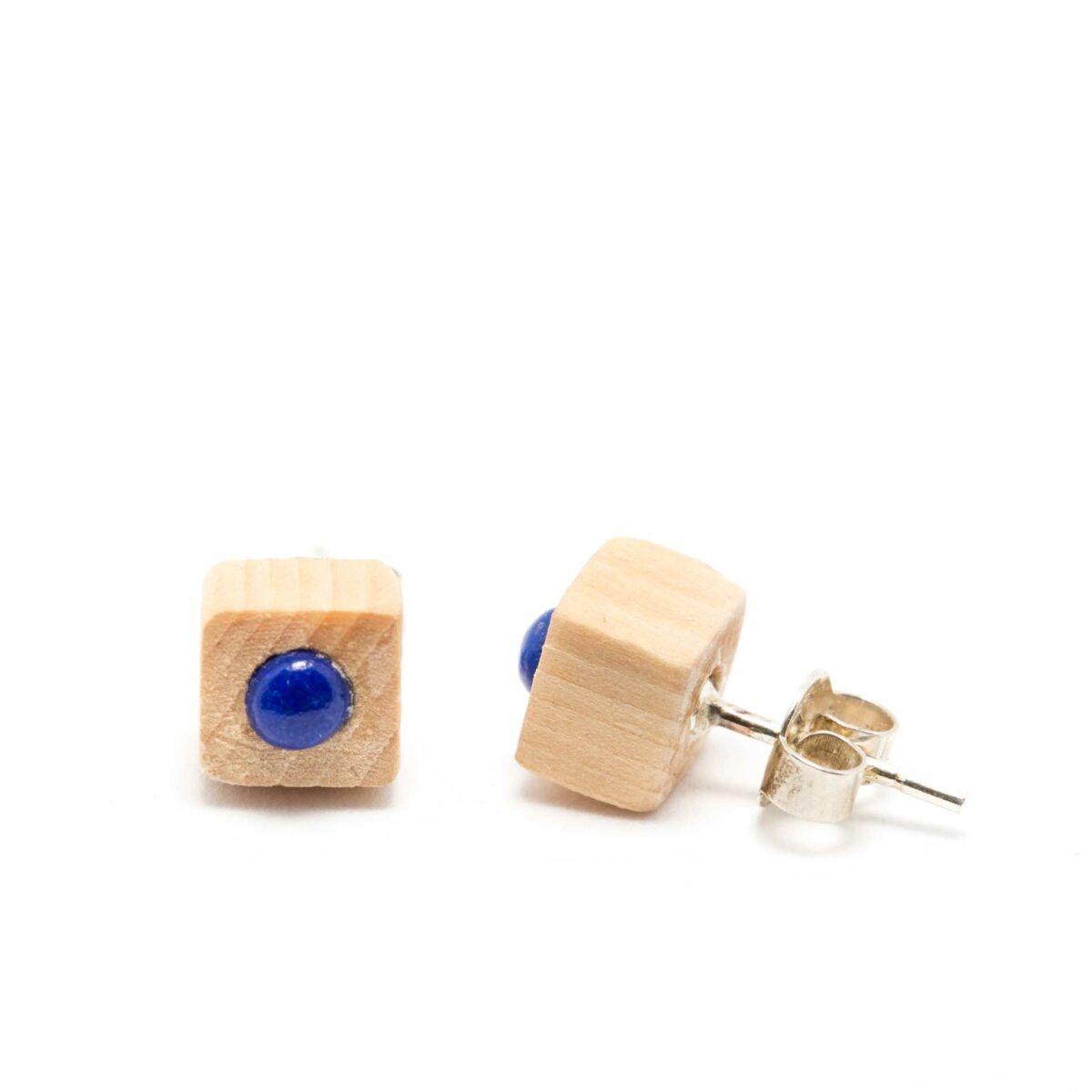 Ohrstecker Twist Lapislazuli - Nimm das Leben- wie es kommt!